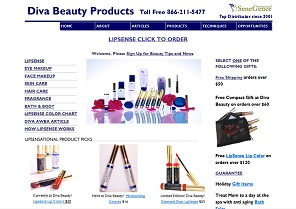 Diva Beauty Products -  LipSense lasting lip color
